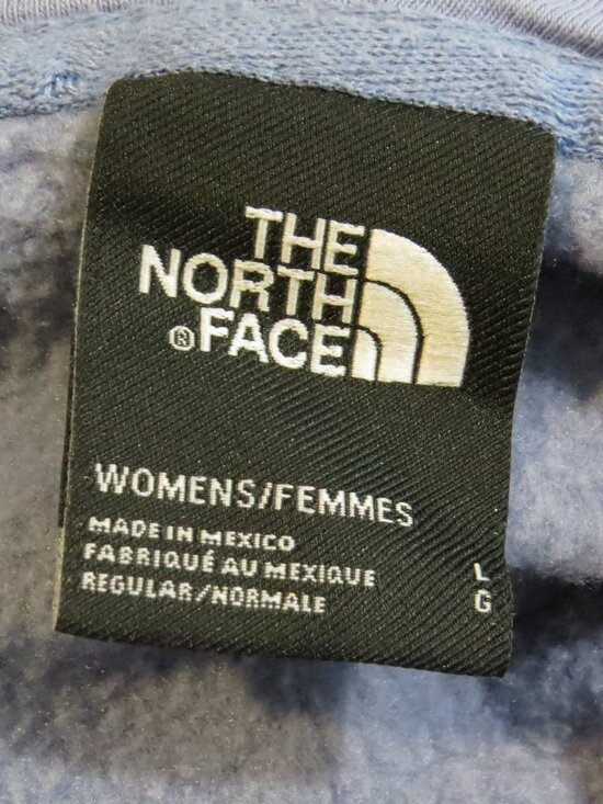 The North Face Women's Hoodie Kangaroo Pocket SIZE Large - Blue - Picture 11 of 13
